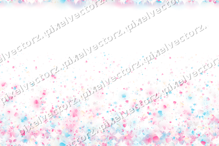 Nahtloser Glitzeraufstieg in Rosa und Türkis auf transparentem Grund