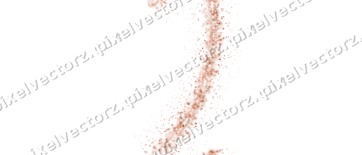 Nahtloser Glitzerbogen aus Sternen und Blüten auf transparentem Grund
