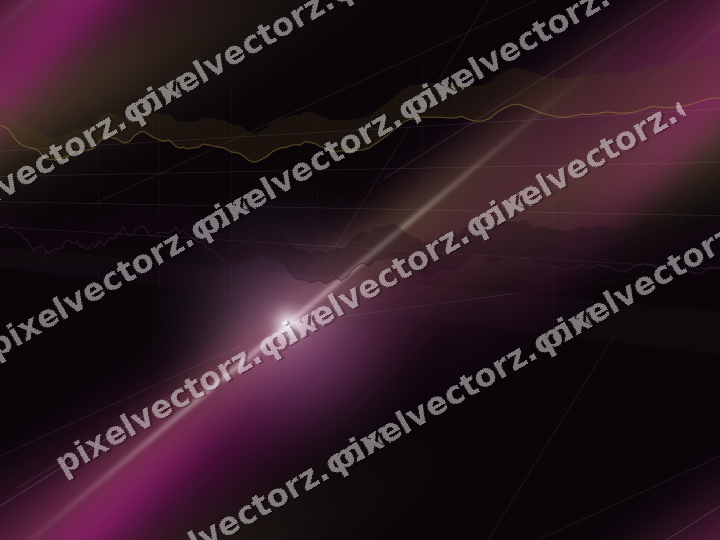 Nahtloser Neon Diagramm Hintergrund in Magenta und Bernstein