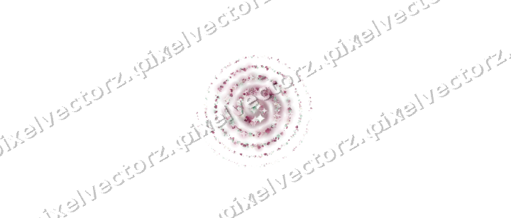 Nahtlose Glitzerspirale in Dunkelrosa und Grün auf transparentem Grund
