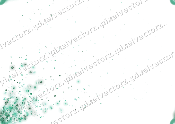 Nahtloser Glitzerfächer auf transparentem Grund