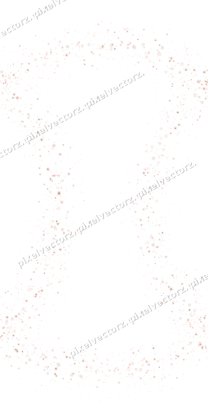 Nahtloser Glitzerkranz aus Funken und Blüten auf transparentem Grund