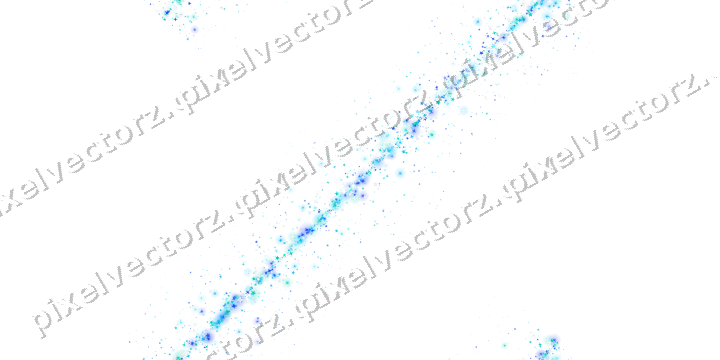 Nahtloses Glitzerband aus Sternen in Türkis auf transparentem Grund