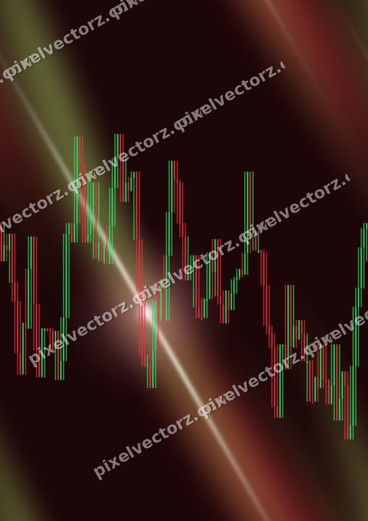 Nahtloser Neon Diagramm Hintergrund in Rot und Grün