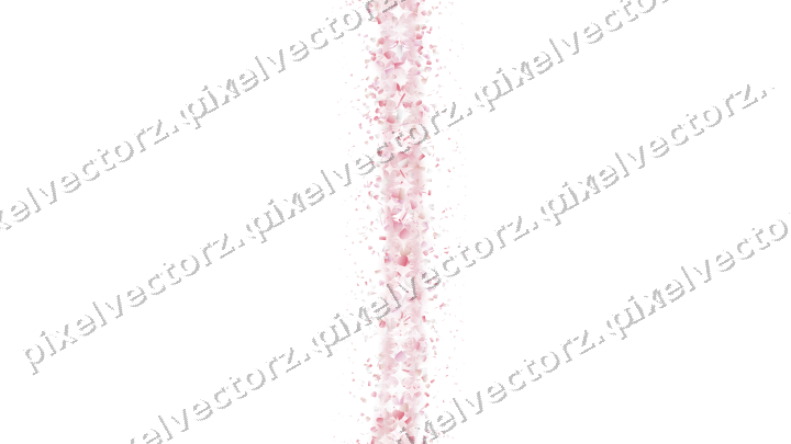 Nahtloser Glitzerbogen aus Herzen und Konfetti auf transparentem Grund
