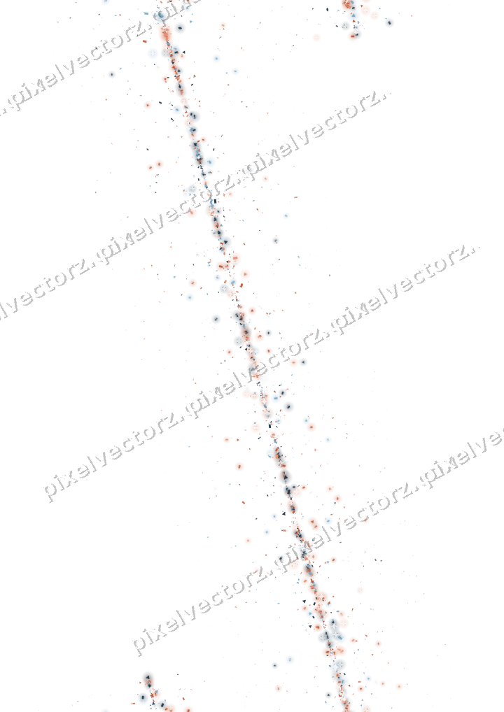 Nahtloses Glitzerband in Orange und Türkis auf transparentem Grund