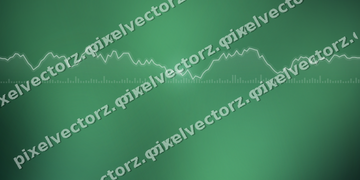 Leuchtender Neon Diagramm Hintergrund in Grün und Petrol