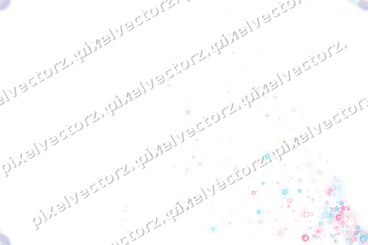 Nahtloser Glitzerfächer in Rosa und Türkis auf transparentem Grund