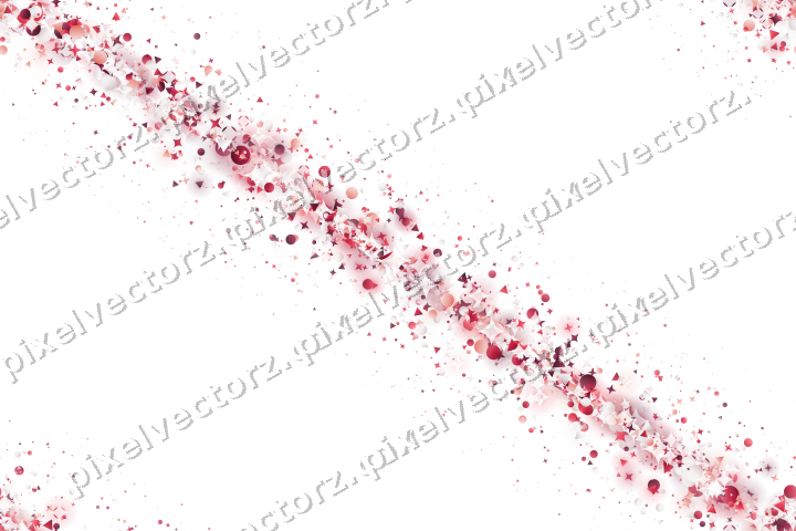 Nahtloses Glitzerband aus Sternen und Funken auf transparentem Grund