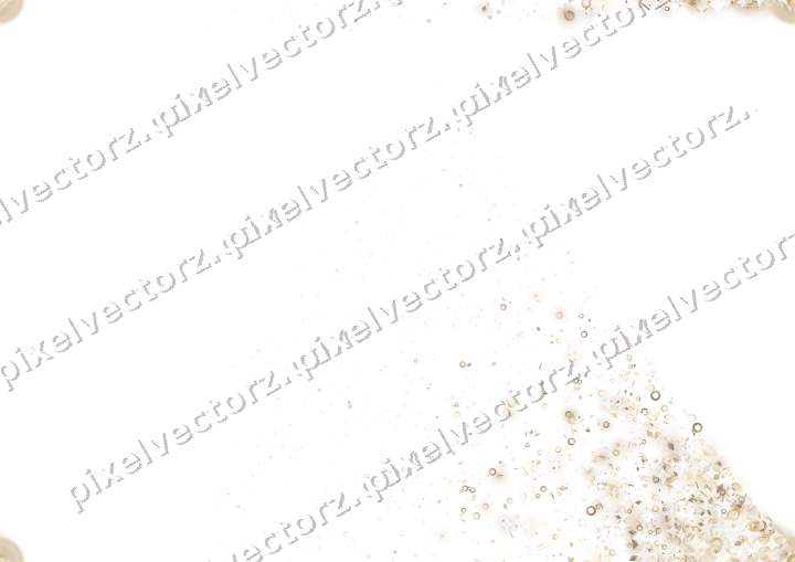 Nahtloser Glitzerfächer aus Ringen und Rauten auf transparentem Grund