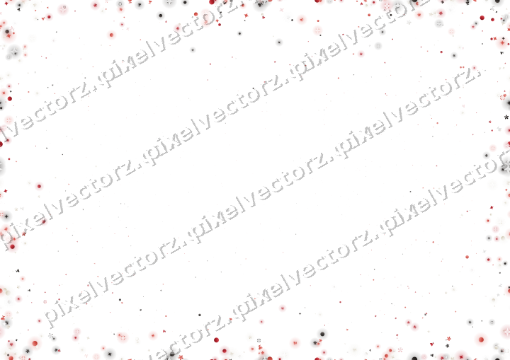Nahtlose Glitzervignette aus Funken und Blüten auf transparentem Grund
