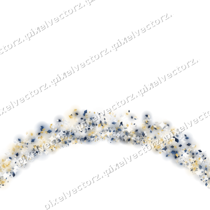 Nahtlose Glitzergirlande aus Rauten auf transparentem Grund