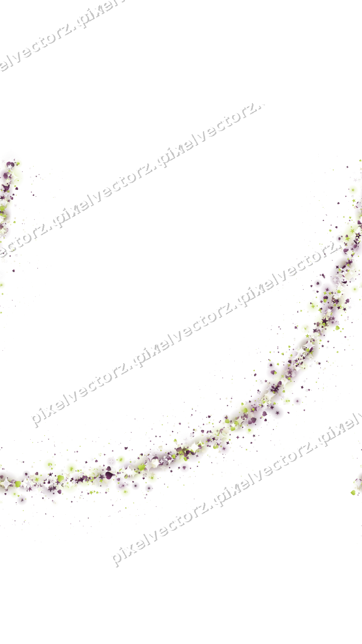 Nahtloser Glitzerbogen aus Sternen und Funken auf transparentem Grund
