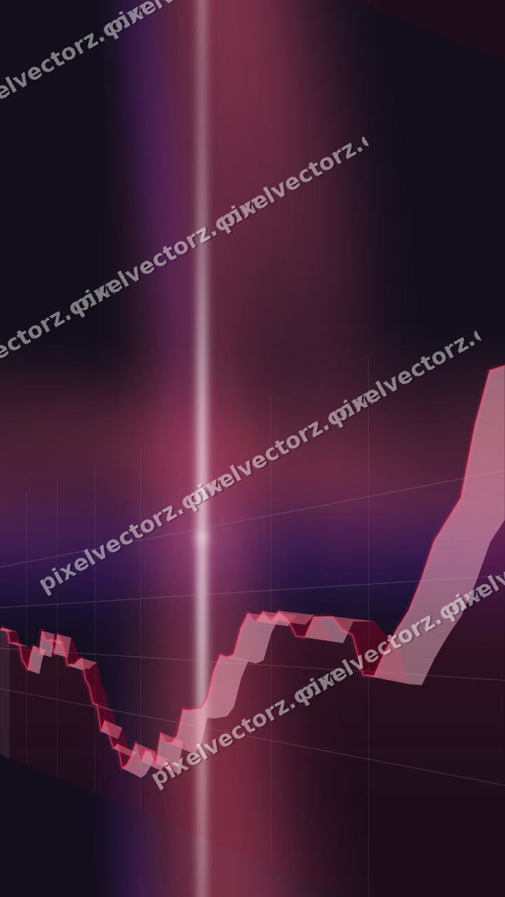 Nahtloser Neon Diagramm Hintergrund in Rosa und Bernstein