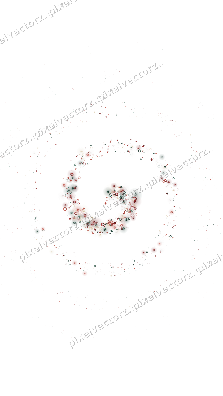 Nahtlose Glitzerspirale in Dunkelrot auf transparentem Grund