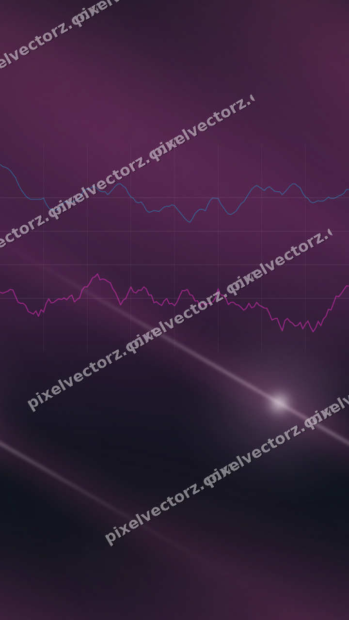 Nahtloser Neon Diagramm Hintergrund in Magenta und Violett