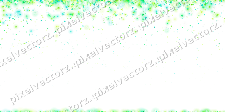Nahtloser Glitzerregen in Grün und Limette auf transparentem Grund