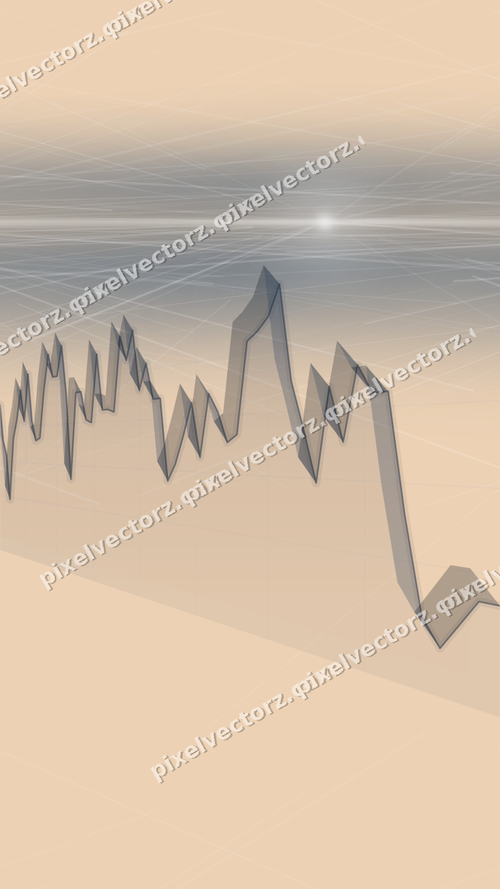 Nahtloser Pastell Diagramm Hintergrund in Dunkelblau und Orange