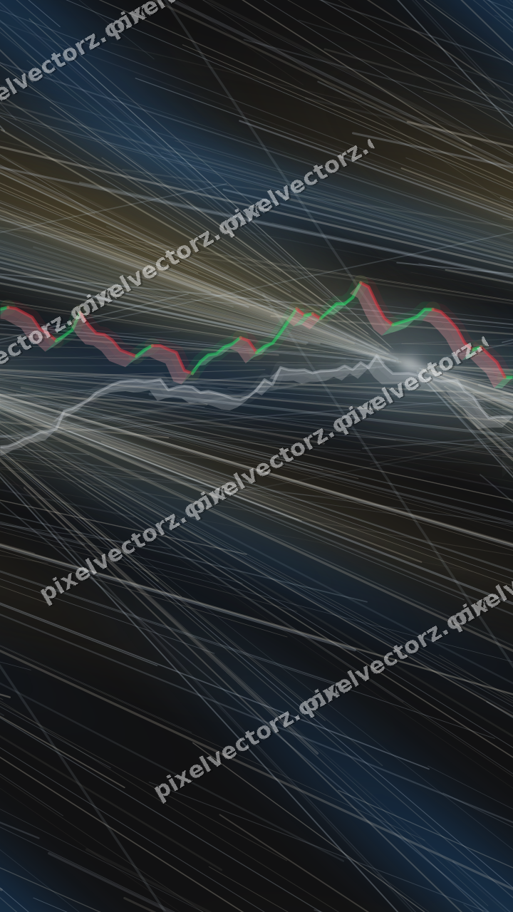 Nahtloser Neon Diagramm Hintergrund in Blau und Bernstein