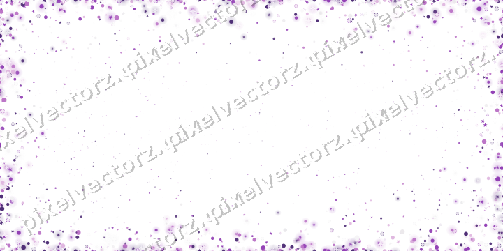 Nahtlose Glitzervignette in Violett auf transparentem Grund