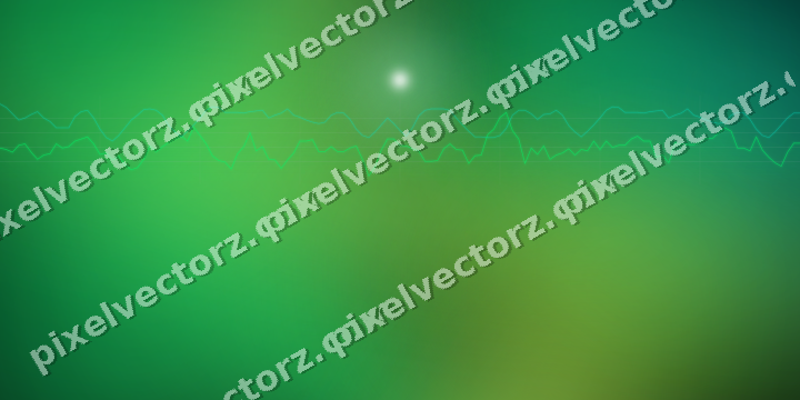 Leuchtender Neon Diagramm Hintergrund in Grün und Limette