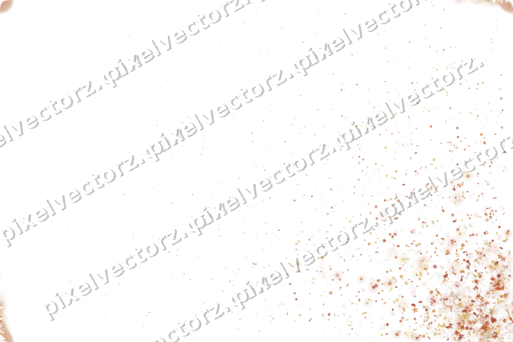 Nahtloser Glitzerfächer aus Sternen und Blüten auf transparentem Grund