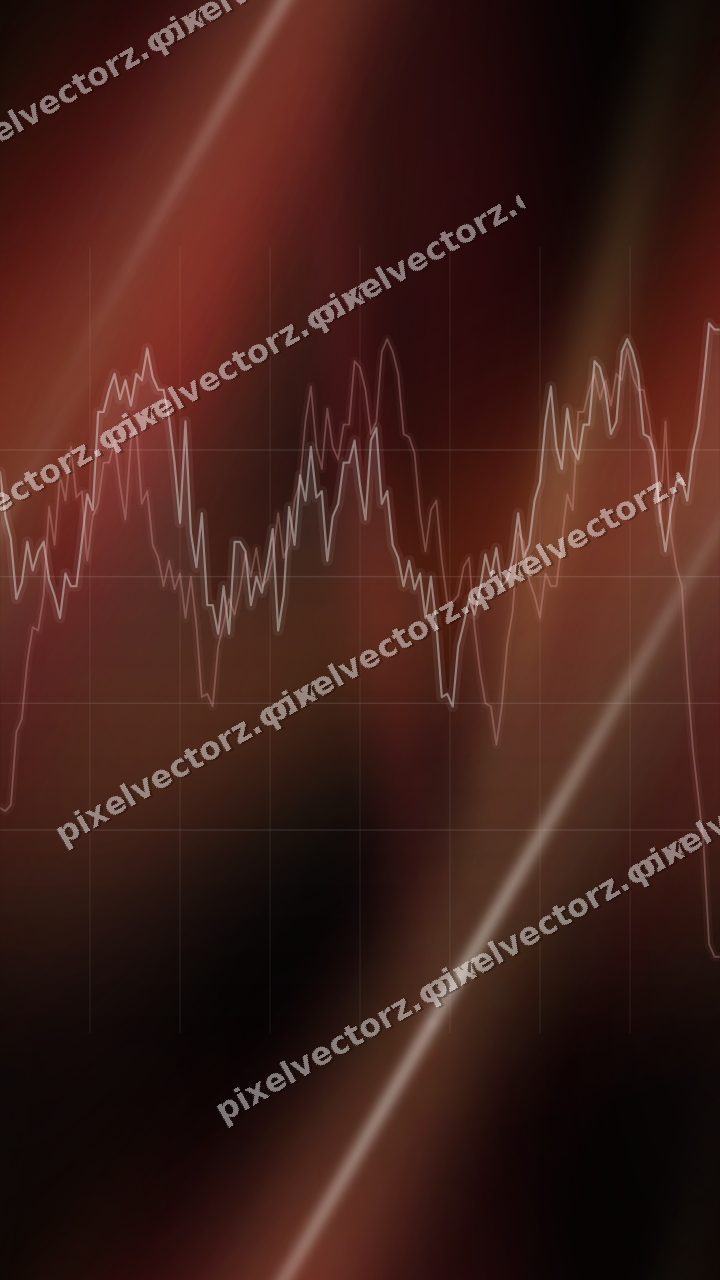 Nahtloser Neon Diagramm Hintergrund in Rot und Bernstein
