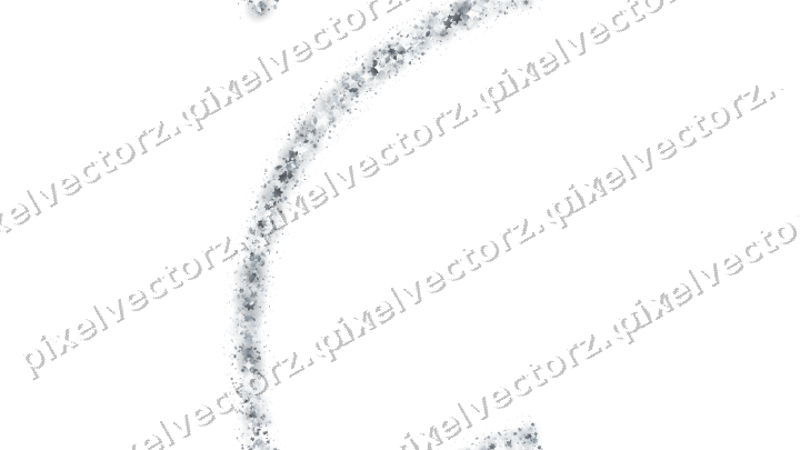 Nahtloser Glitzerbogen aus Sternen und Tropfen auf transparentem Grund
