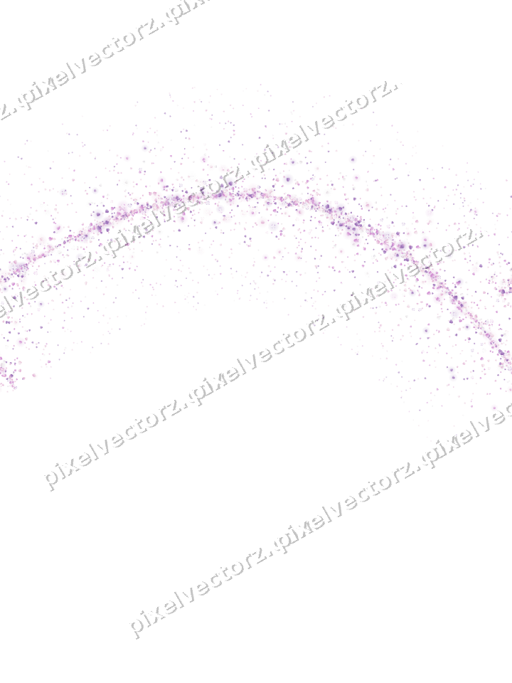 Nahtloser Glitzerbogen aus Herzen in Magenta auf transparentem Grund