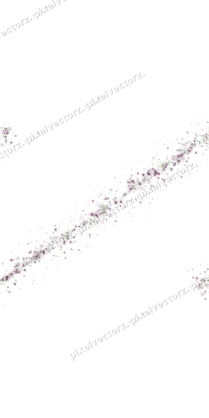 Nahtloses Glitzerband aus Ringen auf transparentem Grund