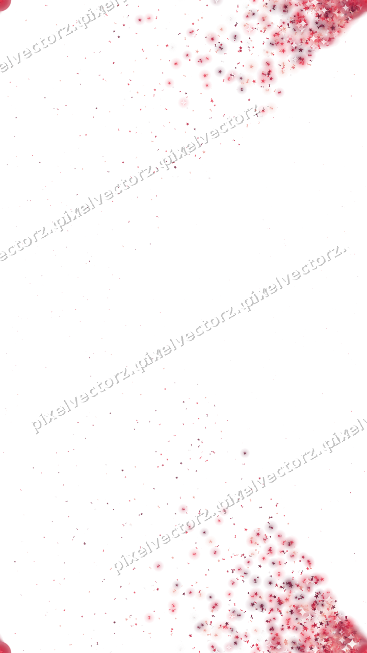 Nahtloser Glitzerfächer in Rosa und Rot auf transparentem Grund