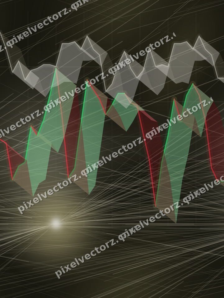 Nahtloser Neon Diagramm Hintergrund in Dunkelbernstein und Gelb