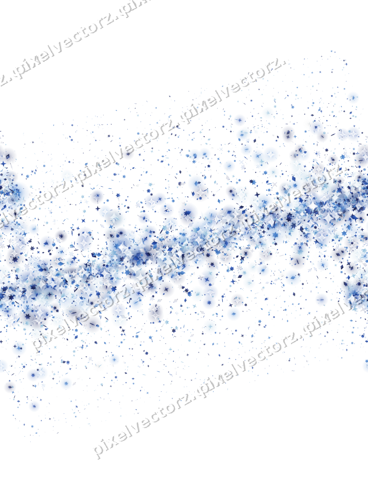 Nahtloses Glitzerband aus Sternen und Rauten auf transparentem Grund