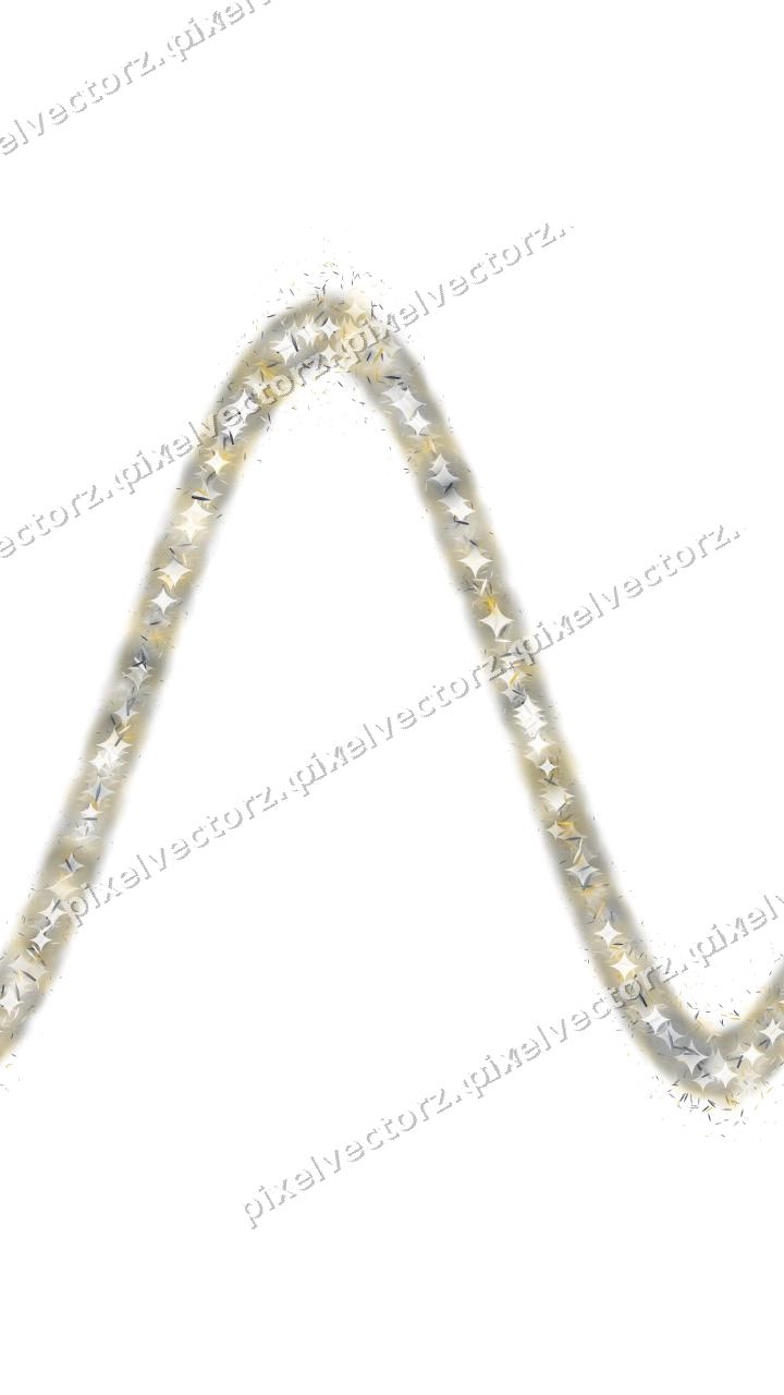 Nahtlose Glitzerwelle aus Splittern auf transparentem Grund