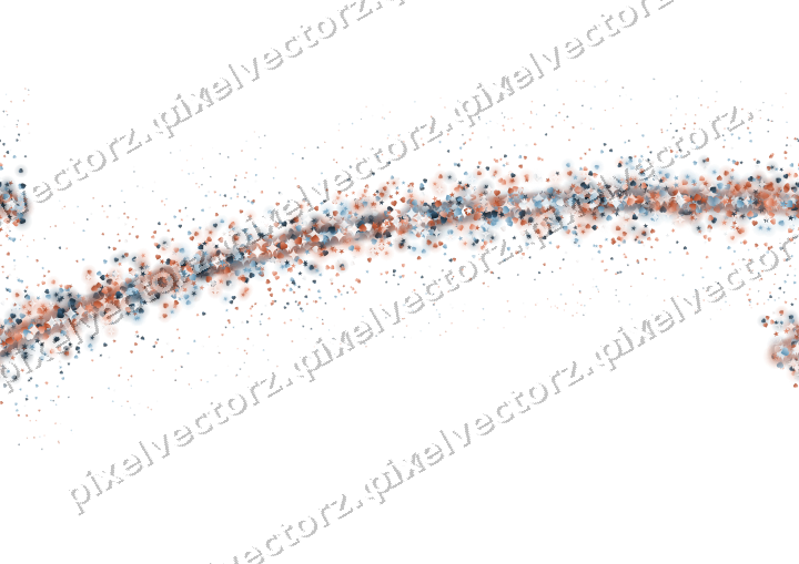 Nahtloser Glitzerbogen aus Sternen und Herzen auf transparentem Grund