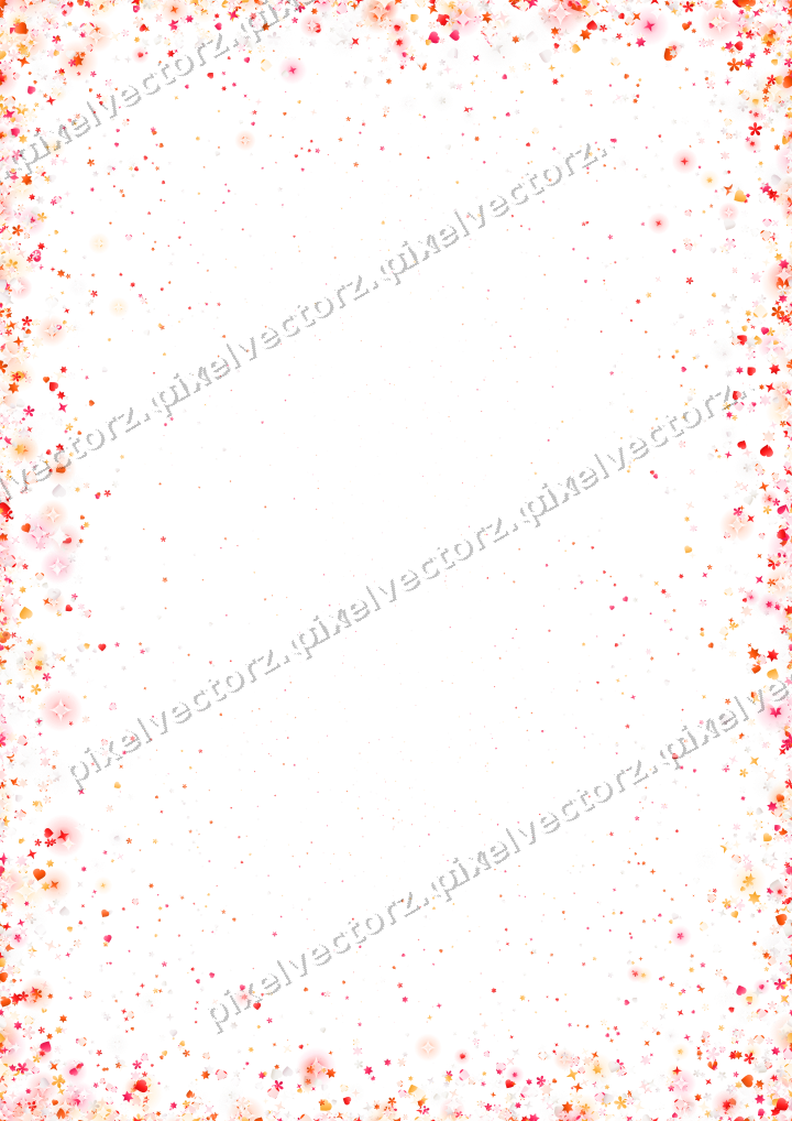 Nahtlose Glitzervignette in Rot und Orange auf transparentem Grund