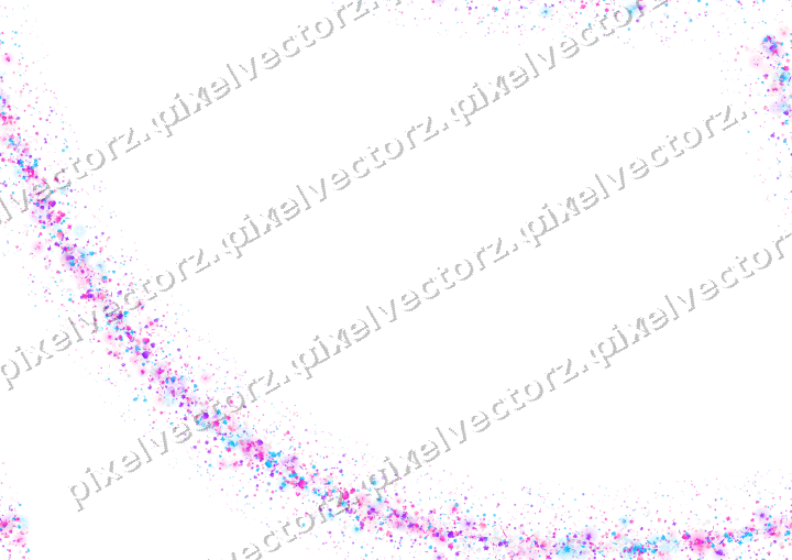 Nahtloser Glitzerbogen aus Sternen und Funken auf transparentem Grund