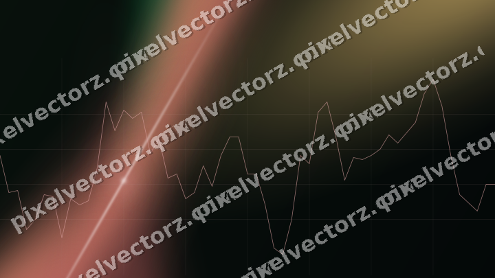 Leuchtender Neon Diagramm Hintergrund in Rot und Grün