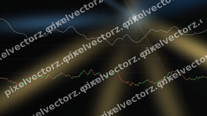 Leuchtender Neon Diagramm Hintergrund in Blau und Bernstein