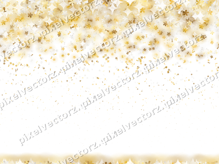 Nahtloser Glitzerregen auf transparentem Grund