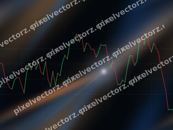 Nahtloser Neon Diagramm Hintergrund in Blau und Orange