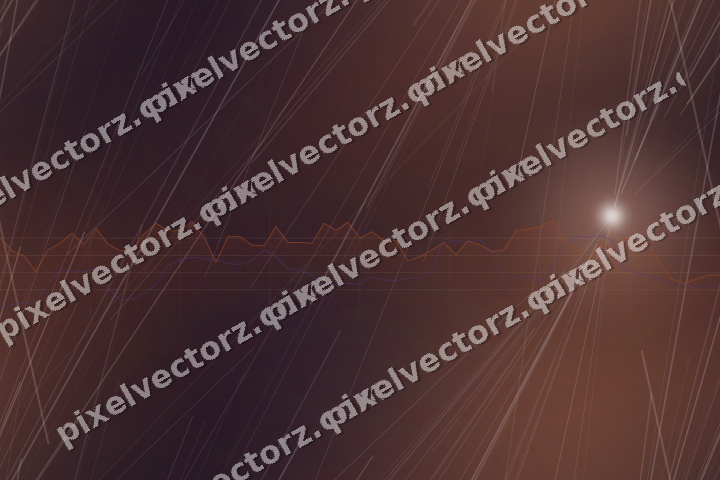 Nahtloser Neon Diagramm Hintergrund in Orange und Blau