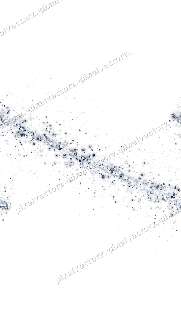 Nahtloses Glitzerband aus Sternen und Herzen auf transparentem Grund