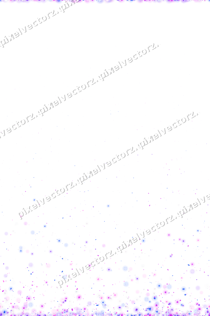 Nahtloser Glitzeraufstieg in Violett und Blau auf transparentem Grund