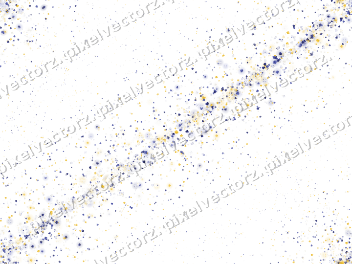 Nahtloses Glitzerband aus Herzen und Blüten auf transparentem Grund
