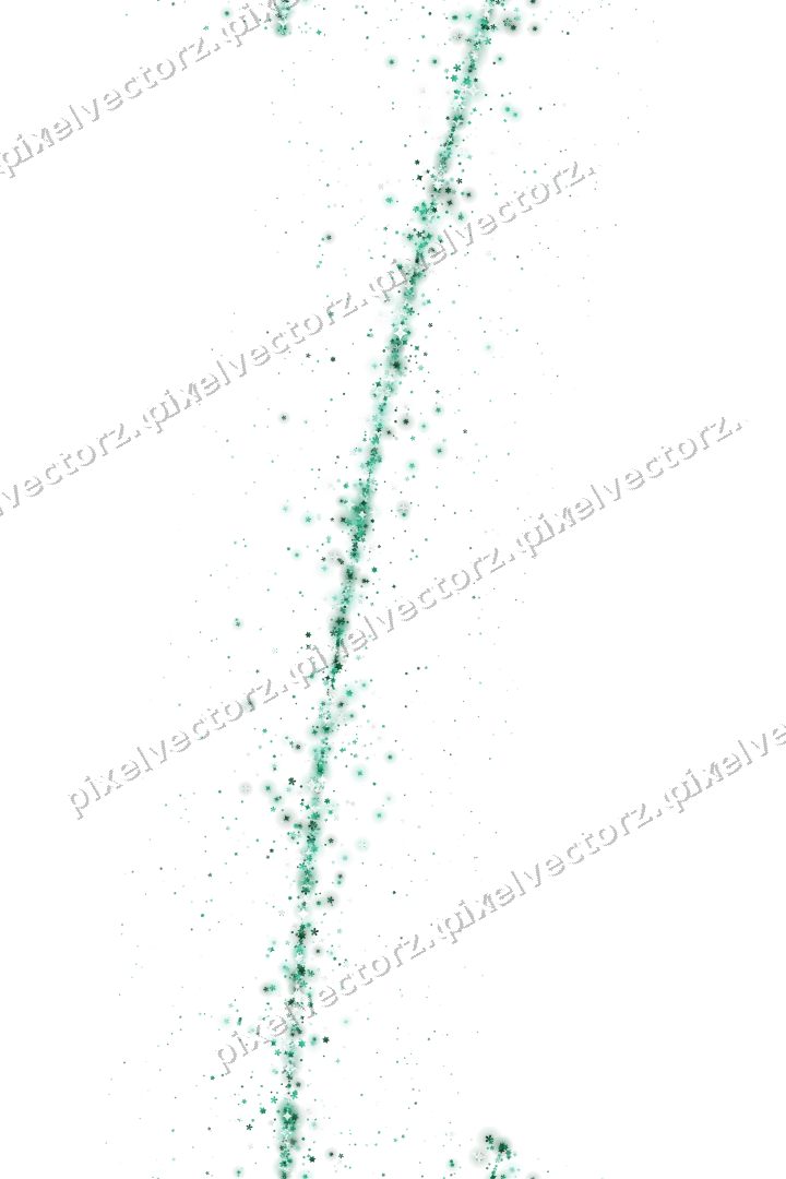 Nahtloser Glitzerbogen aus Sternen und Funken auf transparentem Grund