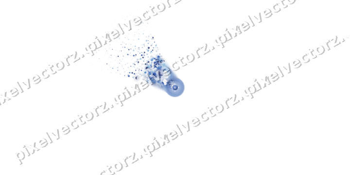 Nahtloser Glitzerfächer in Blau und Türkis auf transparentem Grund