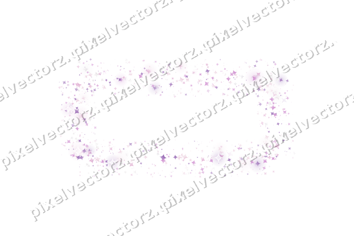 Nahtloser Glitzerrahmen aus Funken in Magenta auf transparentem Grund