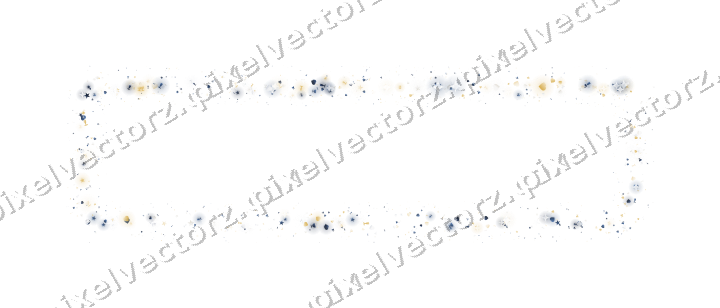 Nahtloser Glitzerrahmen aus Sternen und Herzen auf transparentem Grund