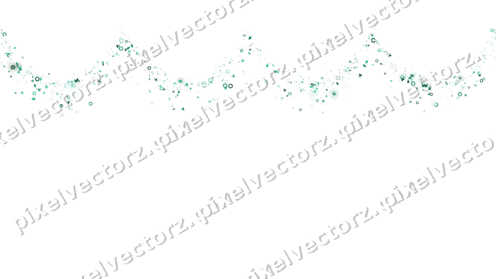Nahtlose Glitzergirlande auf transparentem Grund